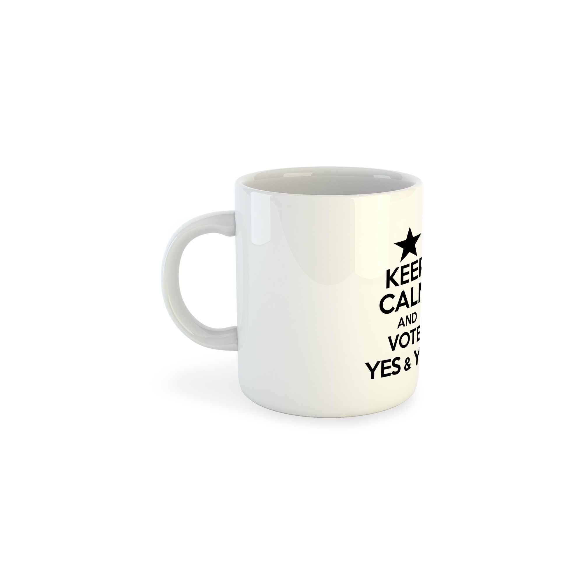 Tasse 325 ml Catalogne Keep Calm And Vote Yes
