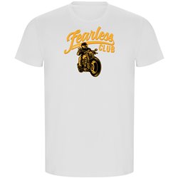 T Shirt ECO Motorcykelakning Fearless club Kortarmad Man