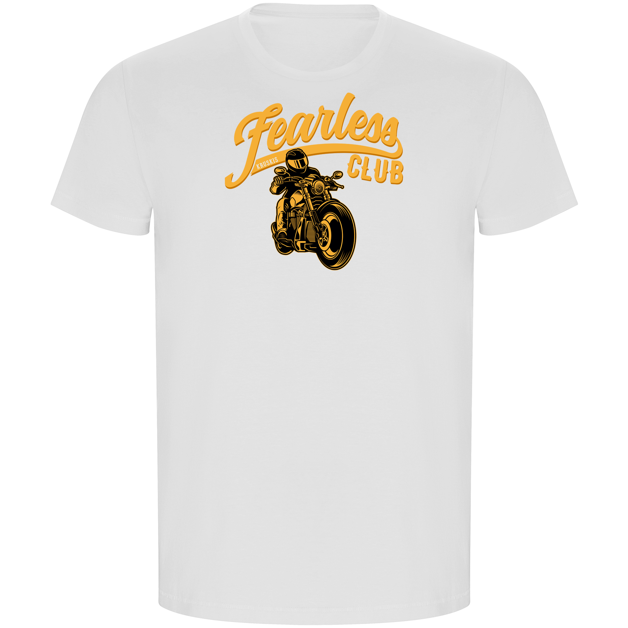 Camiseta ECO Motociclismo Fearless club Manga Corta Hombre