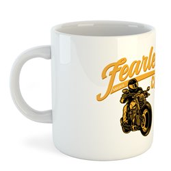 Mug 325 ml Motorcycling Fearless club
