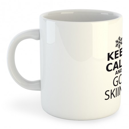 Kubek 325 ml Narty Keep Calm and Go Skiing
