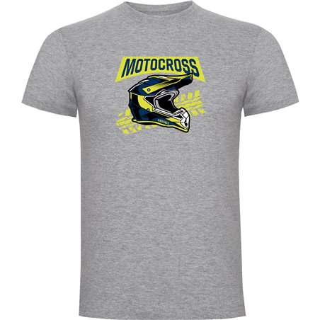 T Shirt Motocros Motocross Helmet Manche Courte Homme