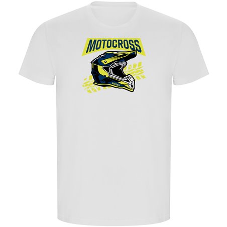 T Shirt ECO Motocross Motocross Helmet Manica Corta Uomo