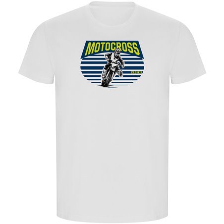T Shirt ECO Motocross Motocross Racer Short Sleeves Man