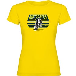 T Shirt Motocross Motocross Racer Kortarmad Kvinna