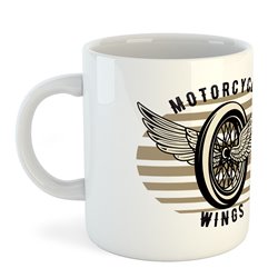 Tasse 325 ml Moto Motorcycle Wings