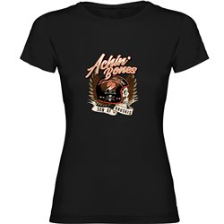 Camiseta Motociclismo Achin Bones Manga Corta Mujer