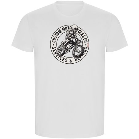T Shirt ECO Moto Services and Repairs Manche Courte Homme