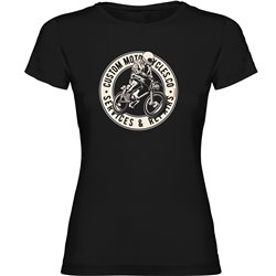 T shirt Motorcycling Services and Repairs Short Sleeves Woman