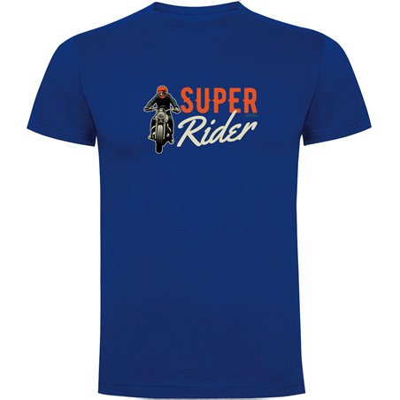 T Shirt Moto Super Rider Manche Courte Homme