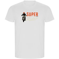 T Shirt ECO Motorcykelakning Super Rider Kortarmad Man