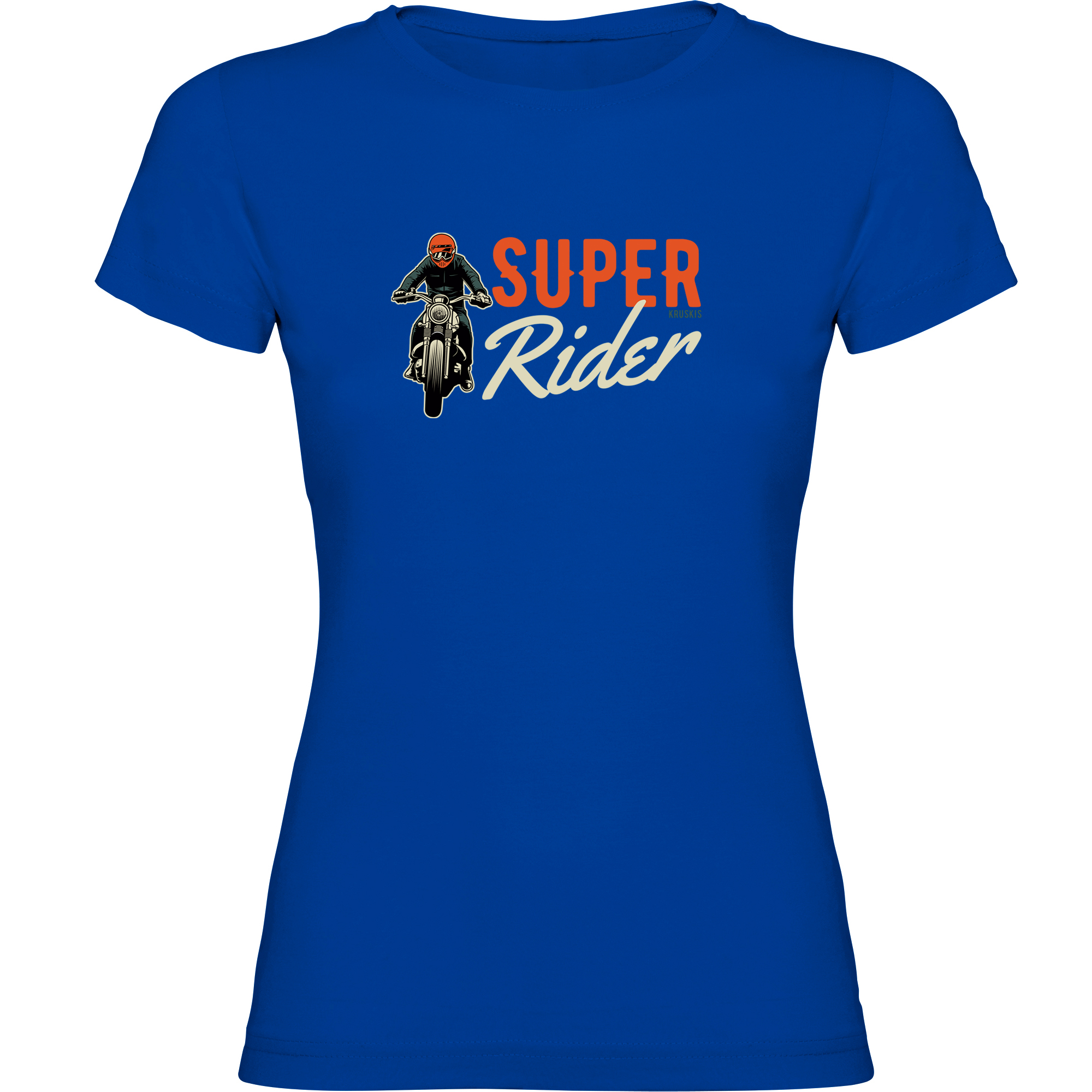 T Shirt Motorrad Super Rider Kurzarm Frau