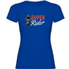 T Shirt Motorrad Super Rider Kurzarm Frau
