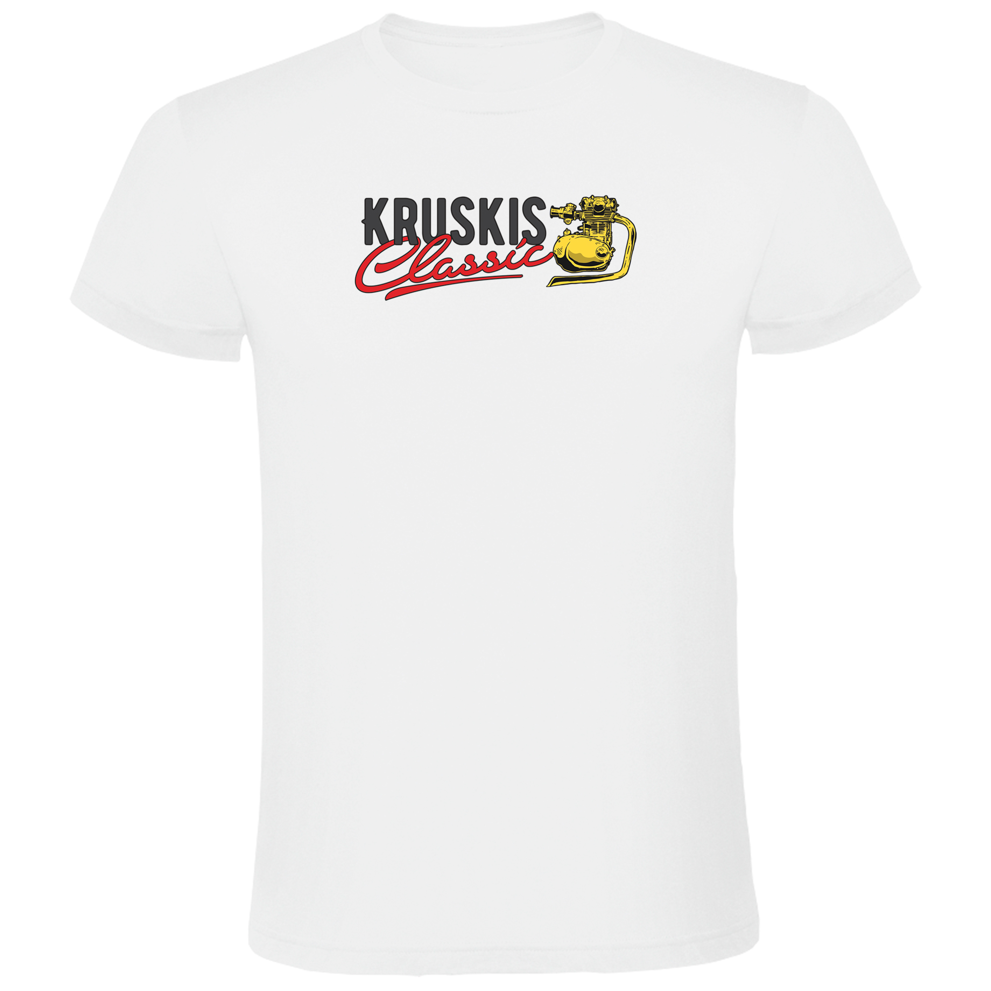 T Shirt Motocykle Kruskis Classic Krotki Rekaw Czlowiek