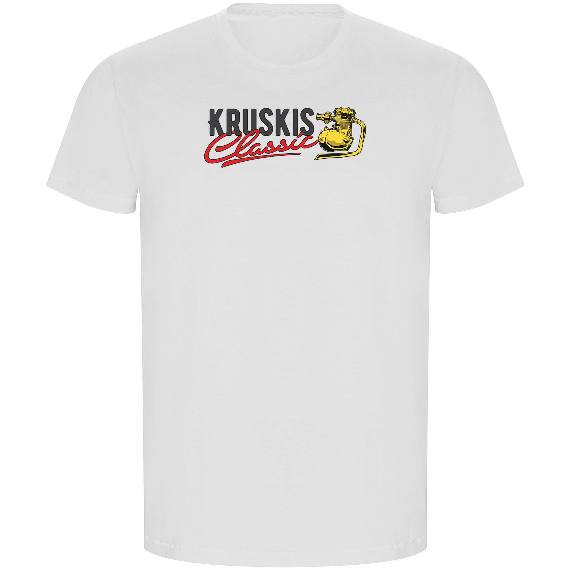 T Shirt ECO Motocykle Kruskis Classic Krotki Rekaw Czlowiek