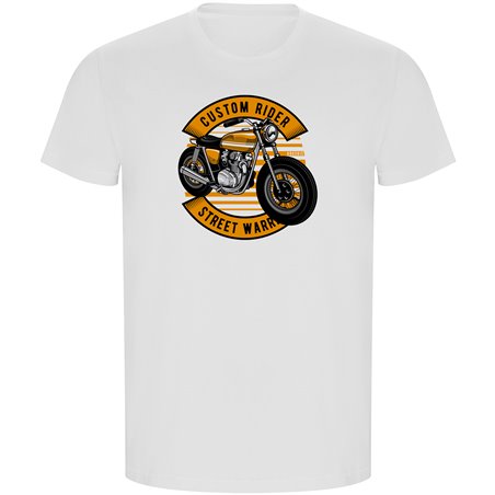T Shirt ECO Motociclismo Custom Rider Manica Corta Uomo
