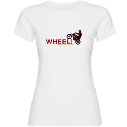 Camiseta Motocross Wheeli Manga Corta Mujer