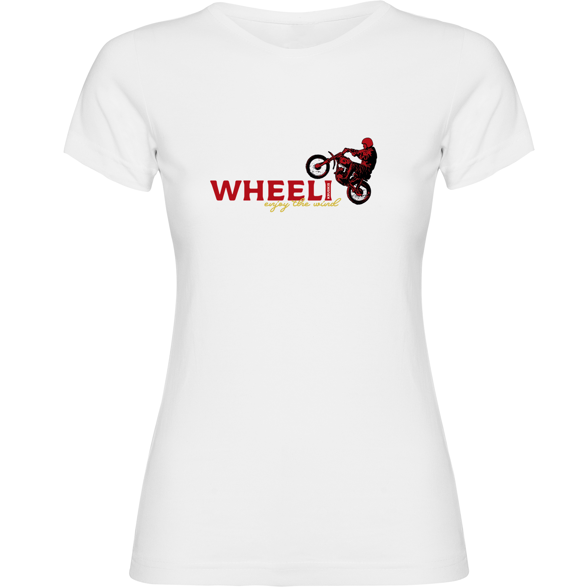 T shirt Motocross Wheeli Short Sleeves Woman
