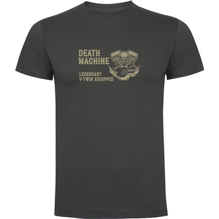 T Shirt Motorrad Death Machine Kurzarm Mann