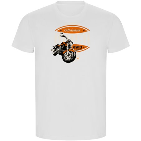 T Shirt ECO Moto Biker Enthusiasm Manche Courte Homme