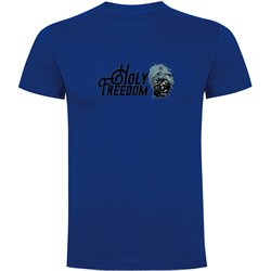 Camiseta Motociclismo Holy Freedom Manga Corta Hombre