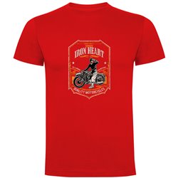 Camiseta Motociclismo Iron Heart Manga Corta Hombre