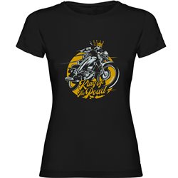 T shirt Motorcycling King of the Road Short Sleeves Woman