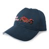 Cap Motorcycling Red Stripes Unisex