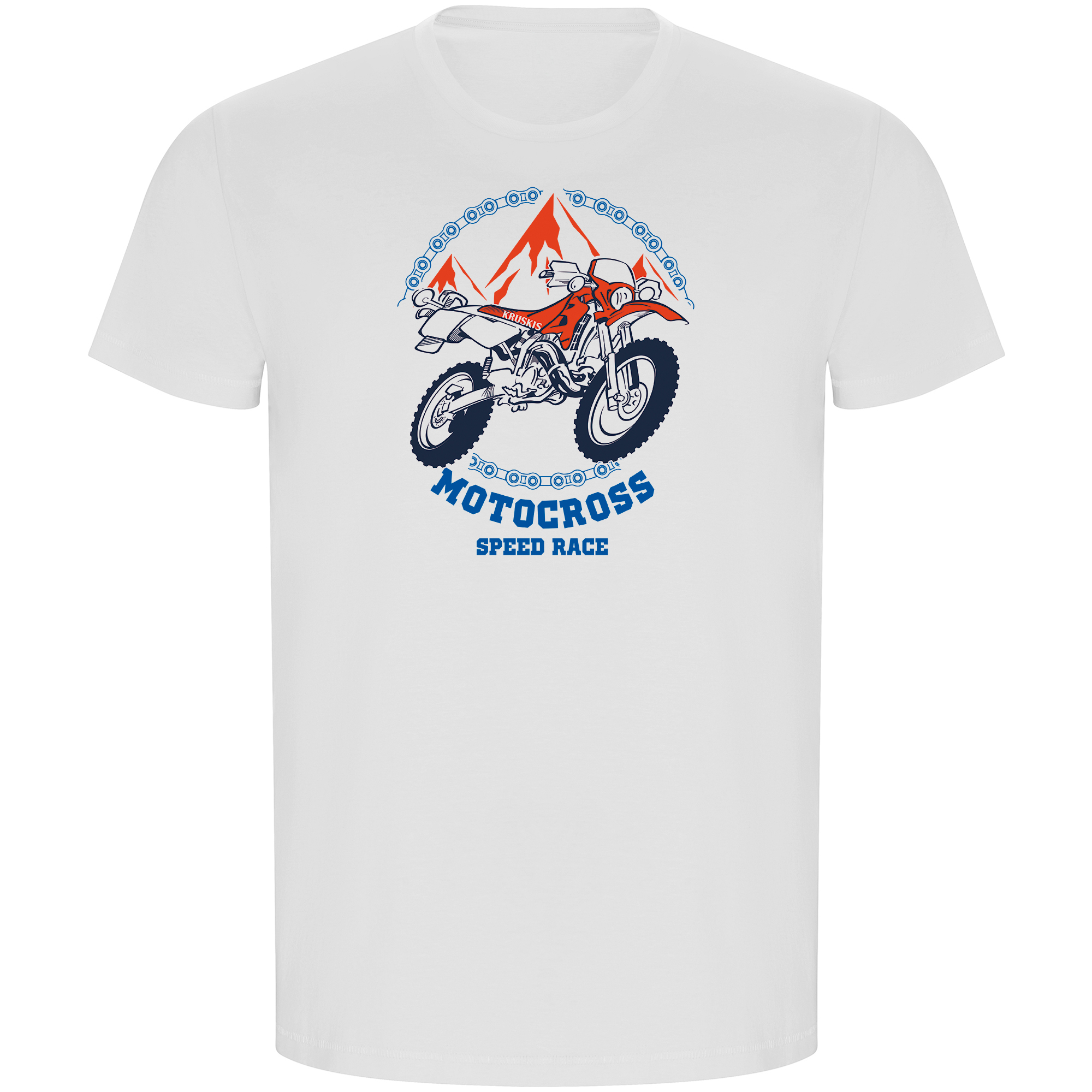 T Shirt ECO Motocross Speed Race Kortarmad Man