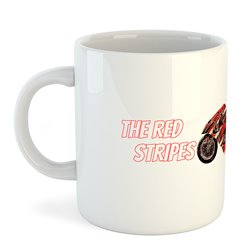Mug 325 ml Motorcycling Red Stripes