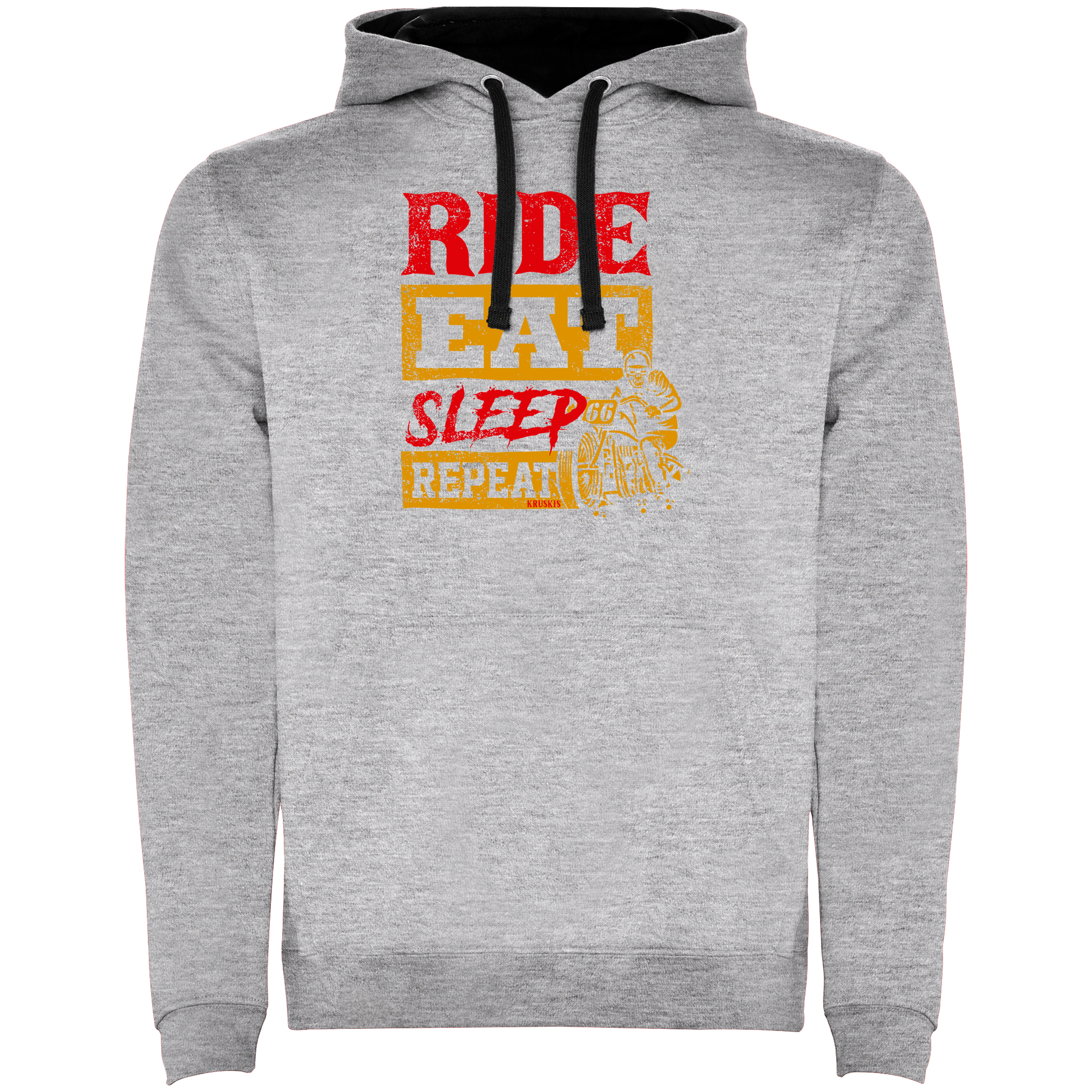 Capuchon Motorrijden Ride Eat Sleep Repeat Unisex