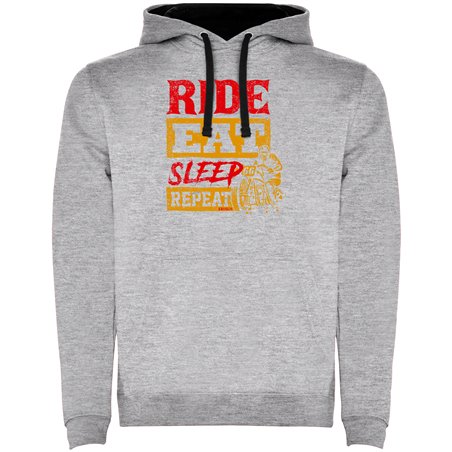 Bluza z Kapturem Motocykle Ride Eat Sleep Repeat Unisex