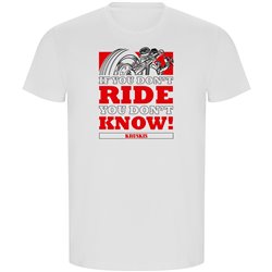 T Shirt ECO Motorcycling Dont Know Short Sleeves Man