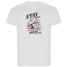 T Shirt ECO Motorcycling Stay Wild Short Sleeves Man