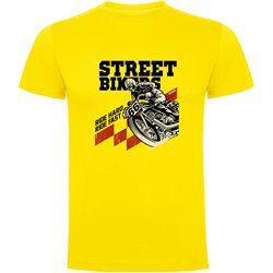 Camiseta Motociclismo Street Bikers Manga Corta Hombre