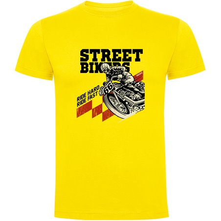 T Shirt Moto Street Bikers Manche Courte Homme