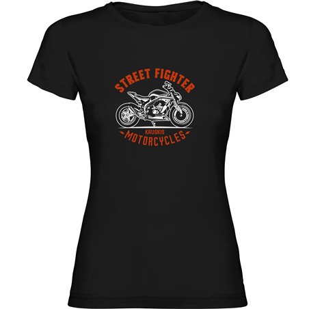 T Shirt Motorrad Street Fighter Kurzarm Frau