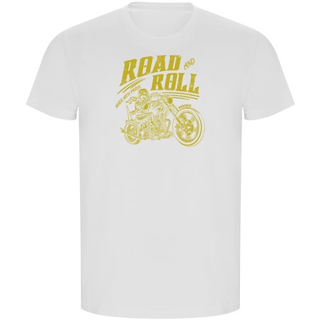 T Shirt ECO Motorcycling Road Roll Short Sleeves Man