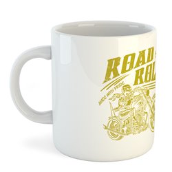 Mug 325 ml Motorcycling Road Roll
