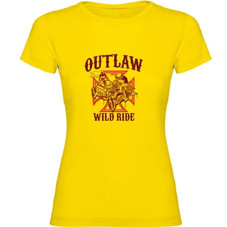 T shirt Motorcycling Wild Ride Short Sleeves Woman