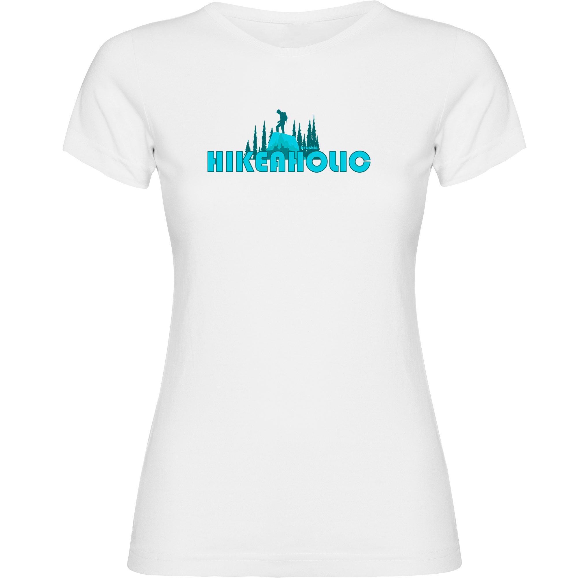 T shirt Mountaineering Hikeaholic Short Sleeves Woman