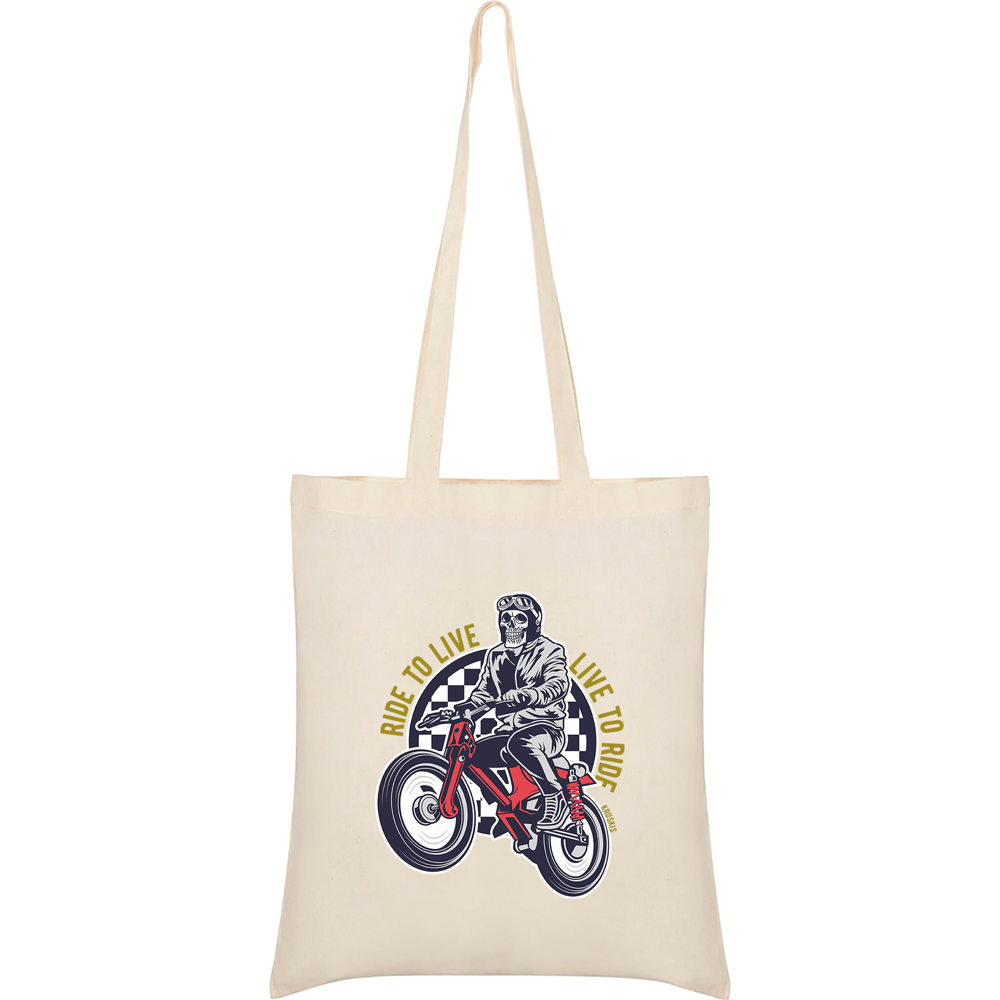 Tasche Baumwolle Motorrad Live to Ride