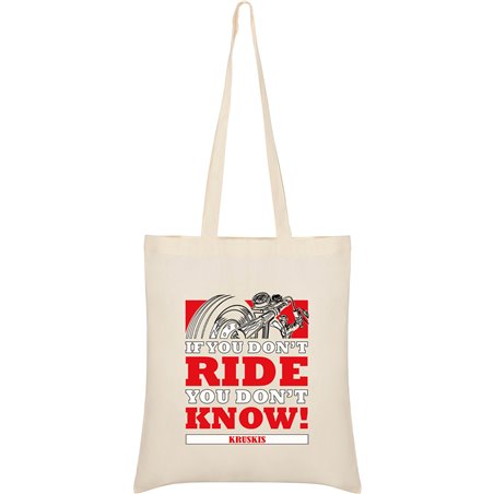 Bag Cotton Motorcycling Dont Know Unisex
