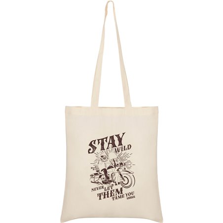Bag Cotton Motorcycling Stay Wild Unisex
