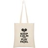 Bag Cotton Padel Keep Calm and Play Padel Unisex
