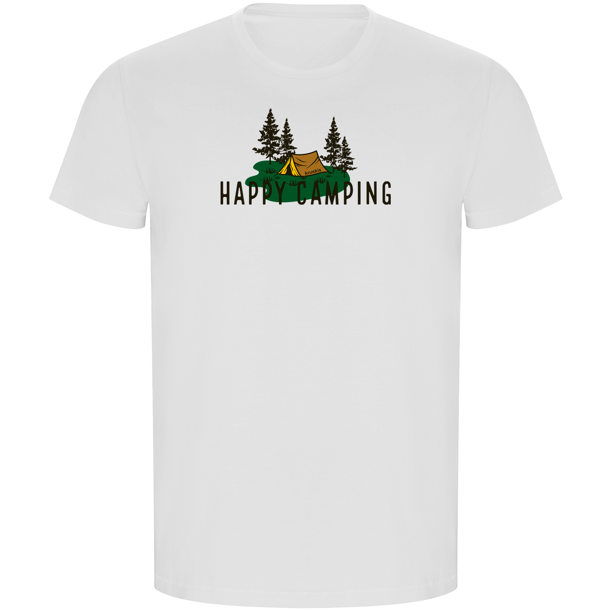 T Shirt ECO Mountaineering Happy Camping Short Sleeves Man