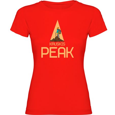 T Shirt Alpinismo Peak Manica Corta Donna