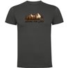 T Shirt Mountaineering Hiking for Life Short Sleeves Man