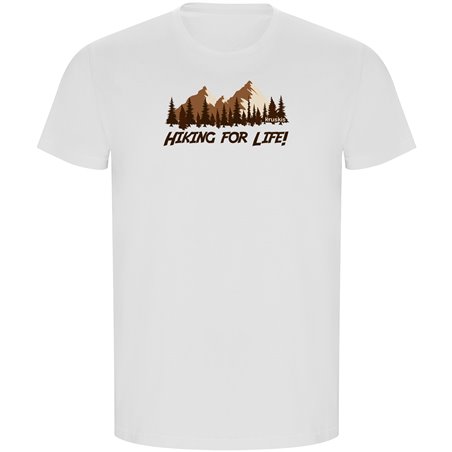 T Shirt ECO Bergsbestigning Hiking for Life Kortarmad Man