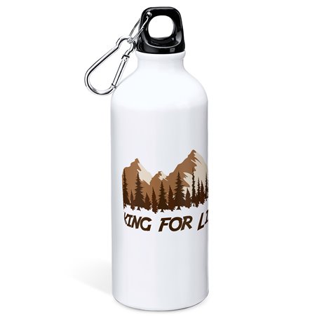 Bouteille 800 ml Alpinisme Hiking for Life